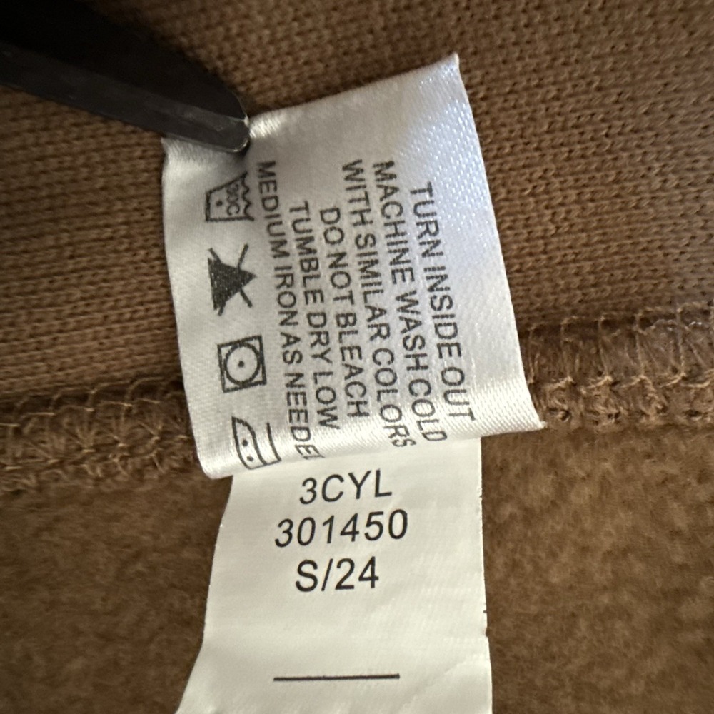 Orvis 1971 Duck Camo Brown Crew Neck Sweatshirt Mens L Outdoor C Lazy U Ranch - Picture 8 of 11